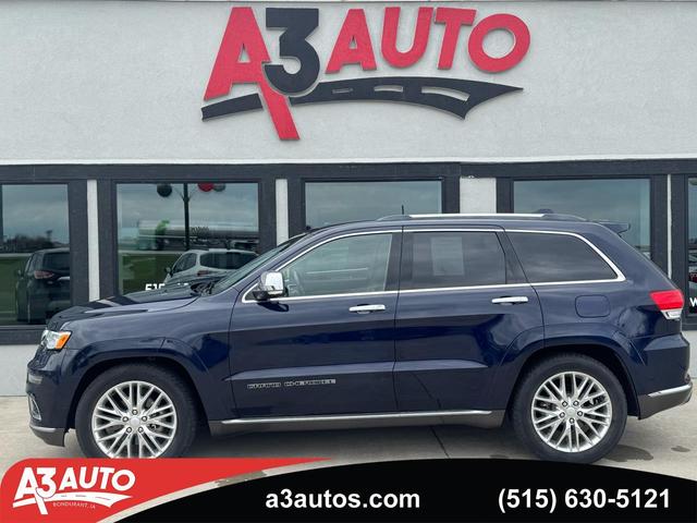 Blue 2018 Jeep Grand Cherokee Summit 4WD SUV / Crossover Four-Wheel Drive Automatic