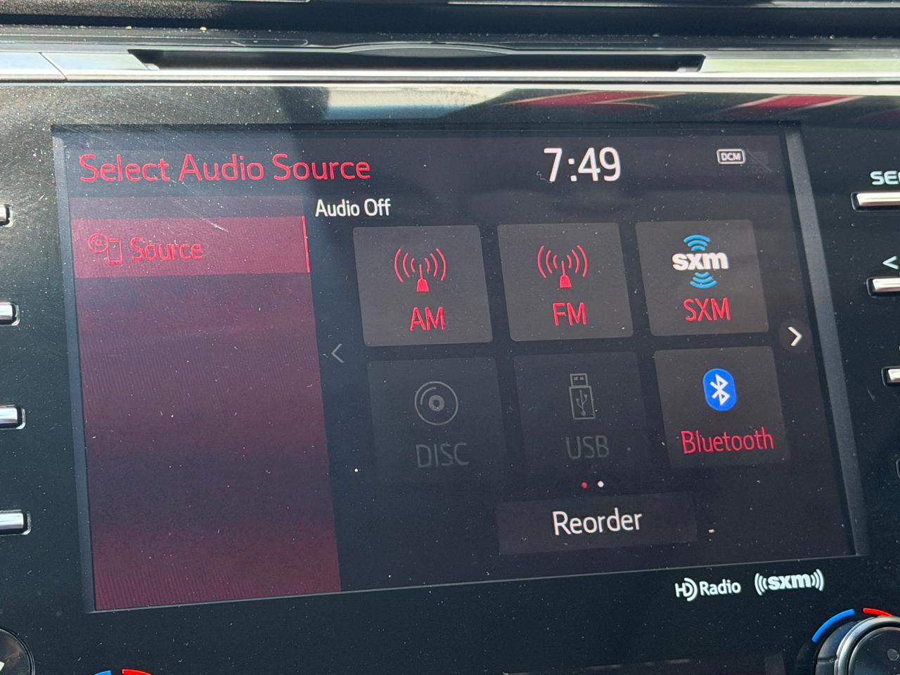 Toyota Camry XSE 2019