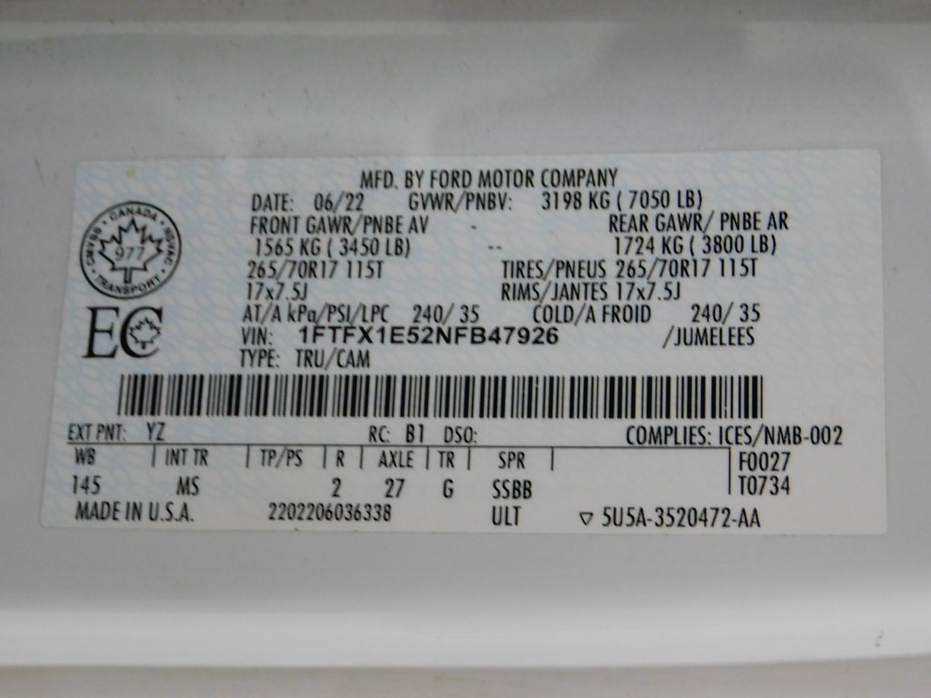 Ford F-150 XLT SuperCab 4WD 2022