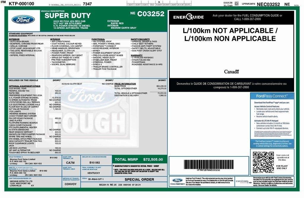 Ford F-250 SD XLT 4WD 2022