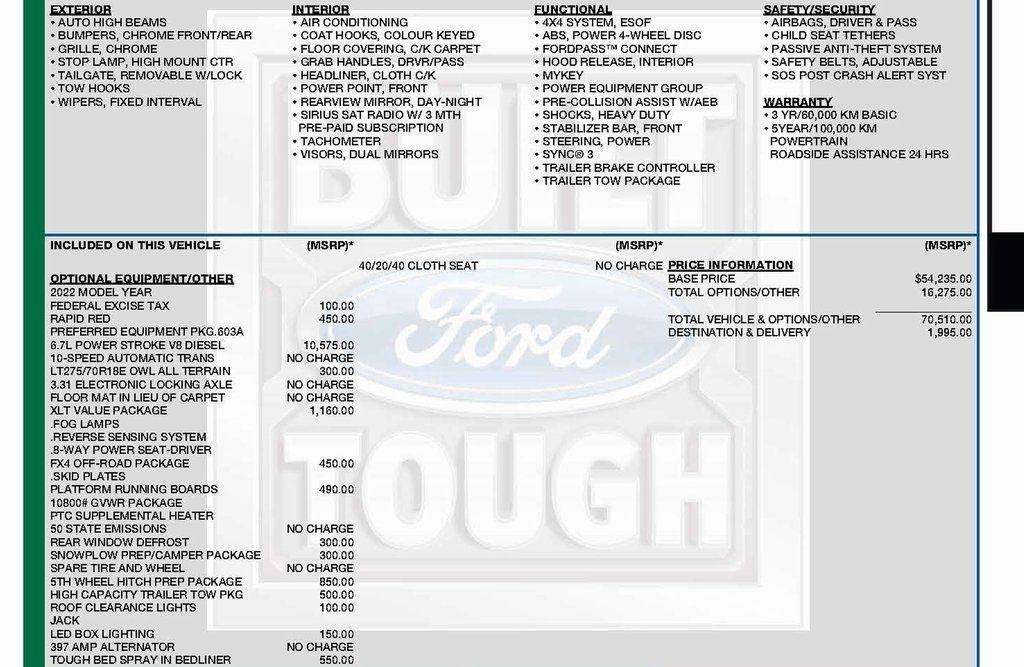 Ford F-250 SD XLT 4WD 2022