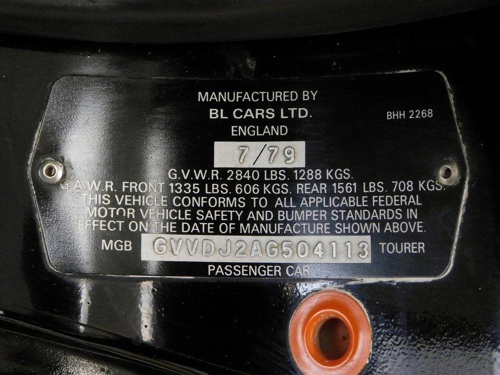 MG MGB  1980