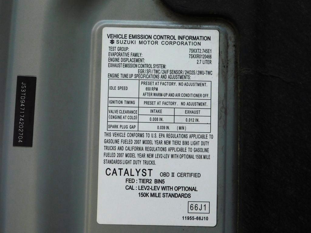 Suzuki Grand Vitara Luxury 4WD 2007