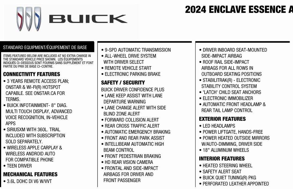 Buick Enclave Essence AWD 2024