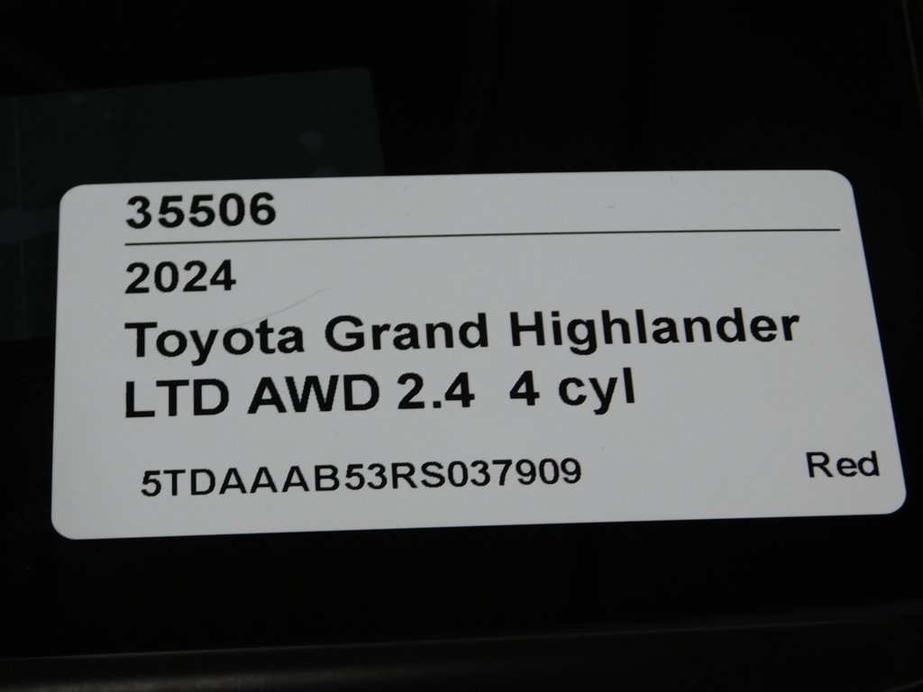Toyota Grand Highlander Limited AWD 2024
