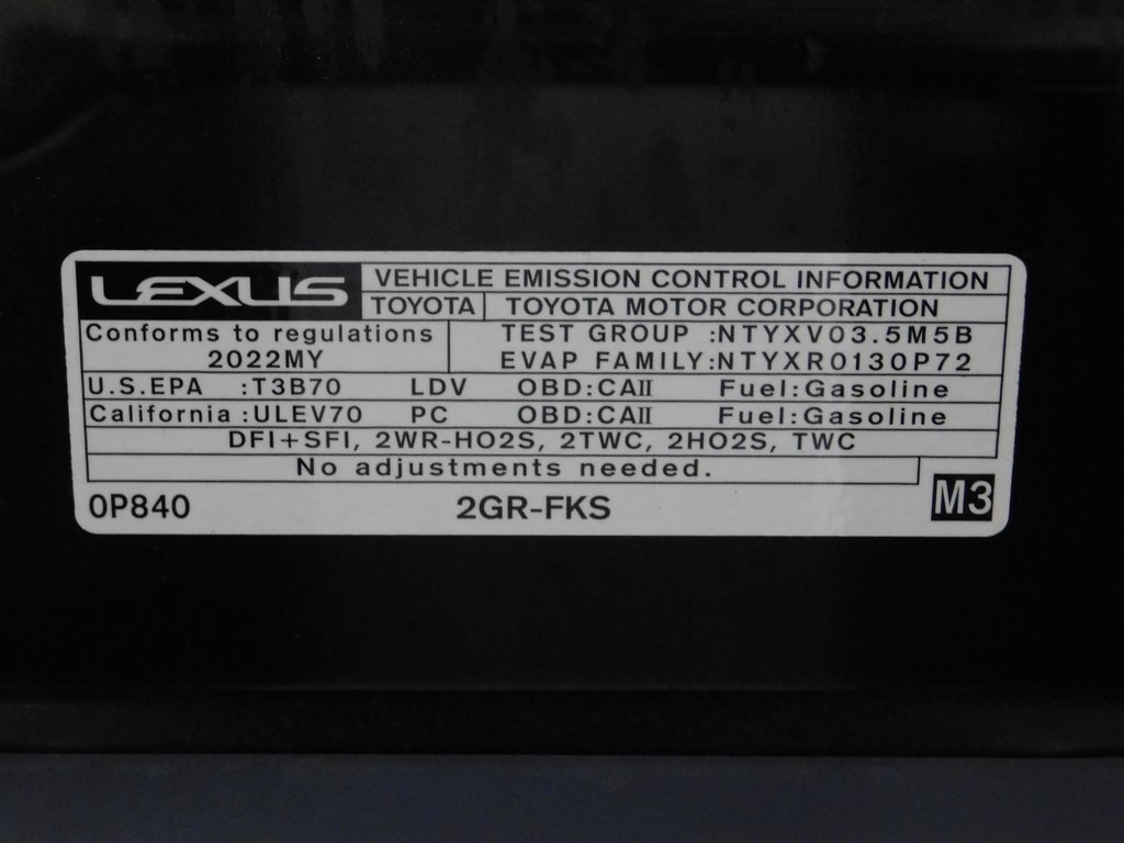 Lexus ES 350 Base 2022