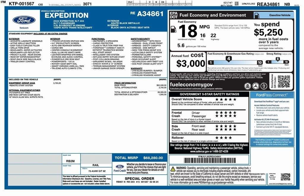 Ford Expedition XLT 4WD 2024