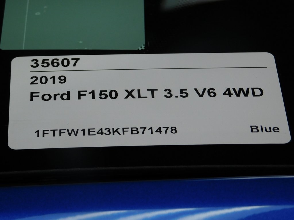 Ford F-150 XLT SuperCrew 6.5-ft. Bed 4WD 2019
