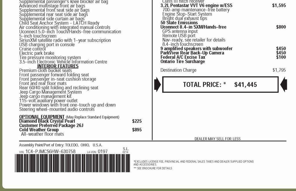 Jeep Cherokee Latitude 4WD 2017