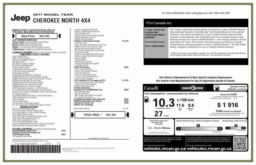 Jeep Cherokee Latitude 4WD 2017