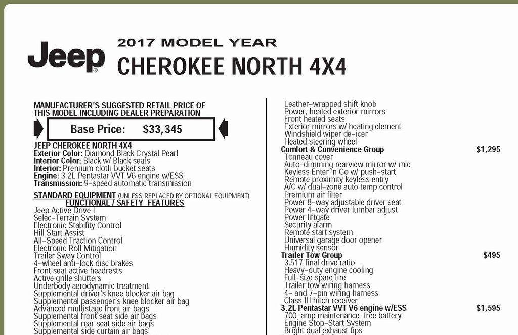 Jeep Cherokee Latitude 4WD 2017