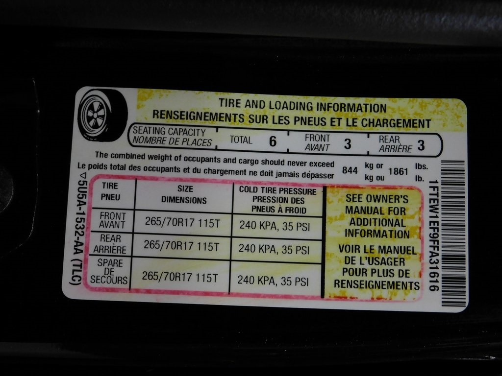 Ford F-150 XLT SuperCrew 6.5-ft. Bed 4WD 2015