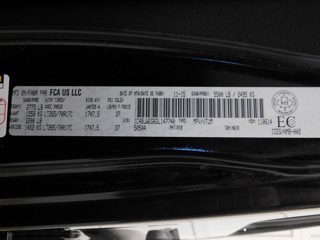 Jeep Wrangler Unlimited Sahara 4WD 2016