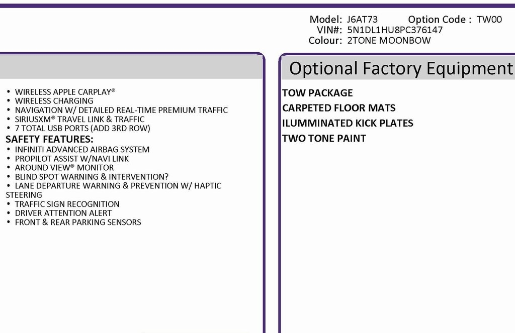 Infiniti QX60 AUTOGRAPH AWD 2023