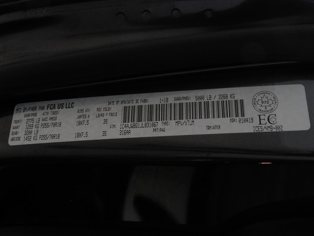 Jeep Wrangler JK Sahara 4WD 2018