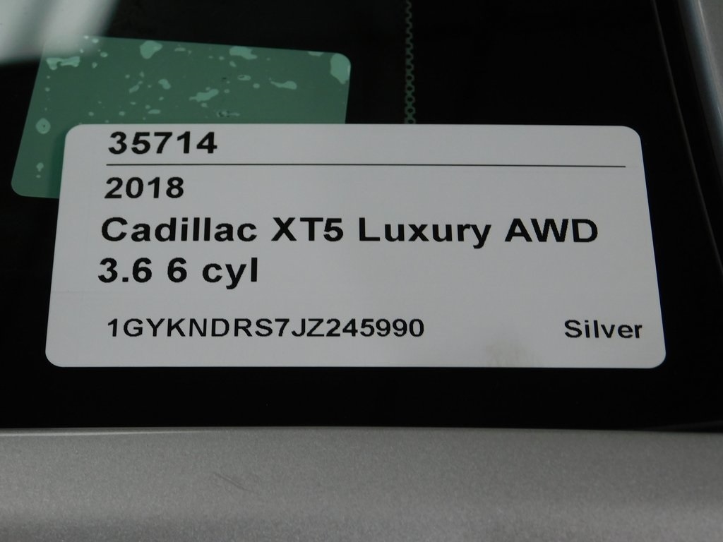 Cadillac XT5 Luxury AWD 2018