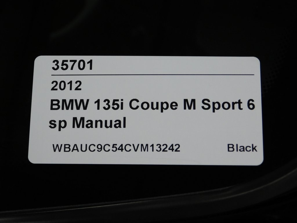 BMW 1-Series 135i Coupe 2012