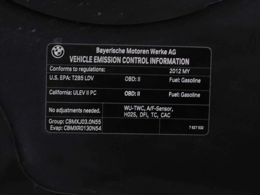 BMW 1-Series 135i Coupe 2012