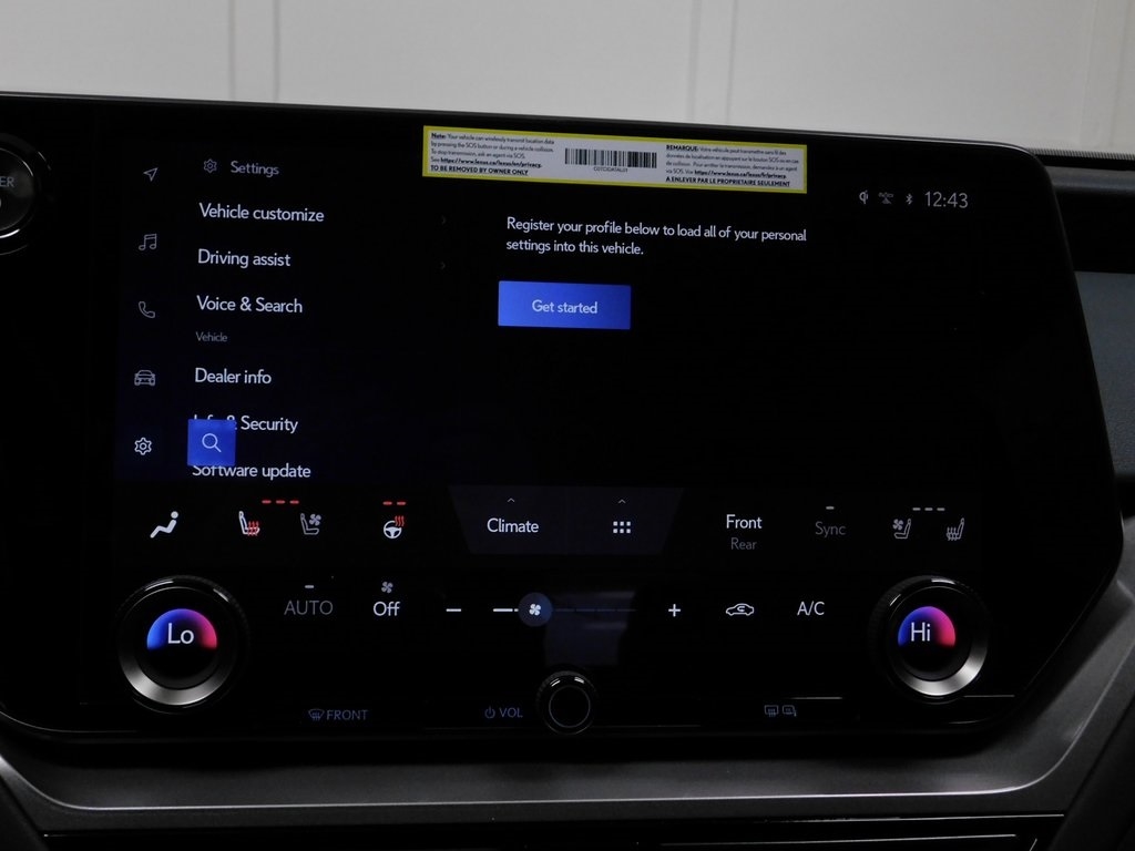 Lexus TX 500h F SPORT Premium AWD 2025