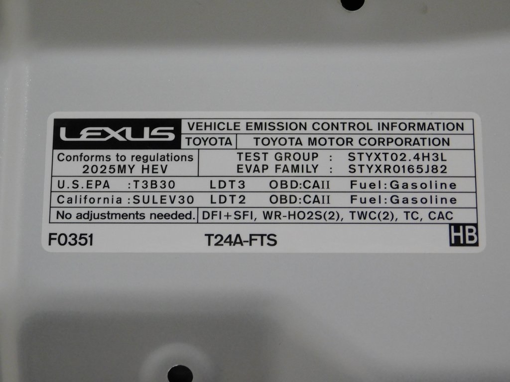 Lexus TX 500h F SPORT Premium AWD 2025