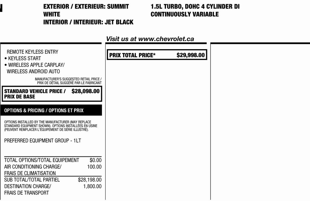 Chevrolet Malibu  2022