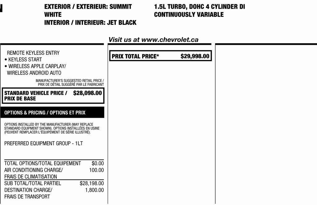 Chevrolet Malibu  2022