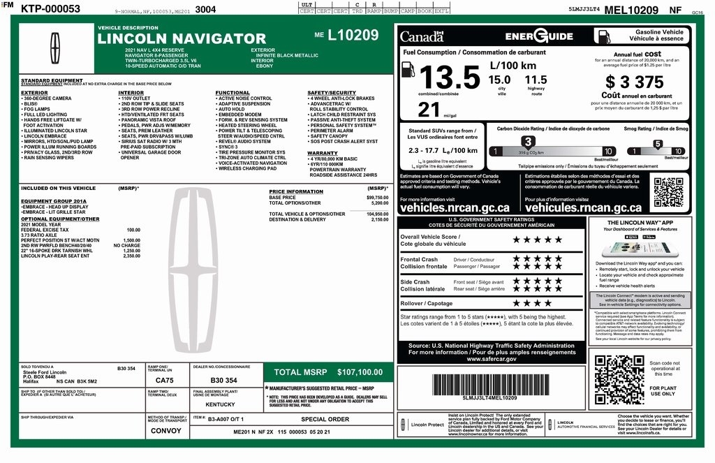 Lincoln Navigator L  2021