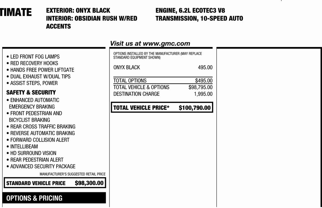GMC Yukon XL AT4 Ultimate 4WD 2025