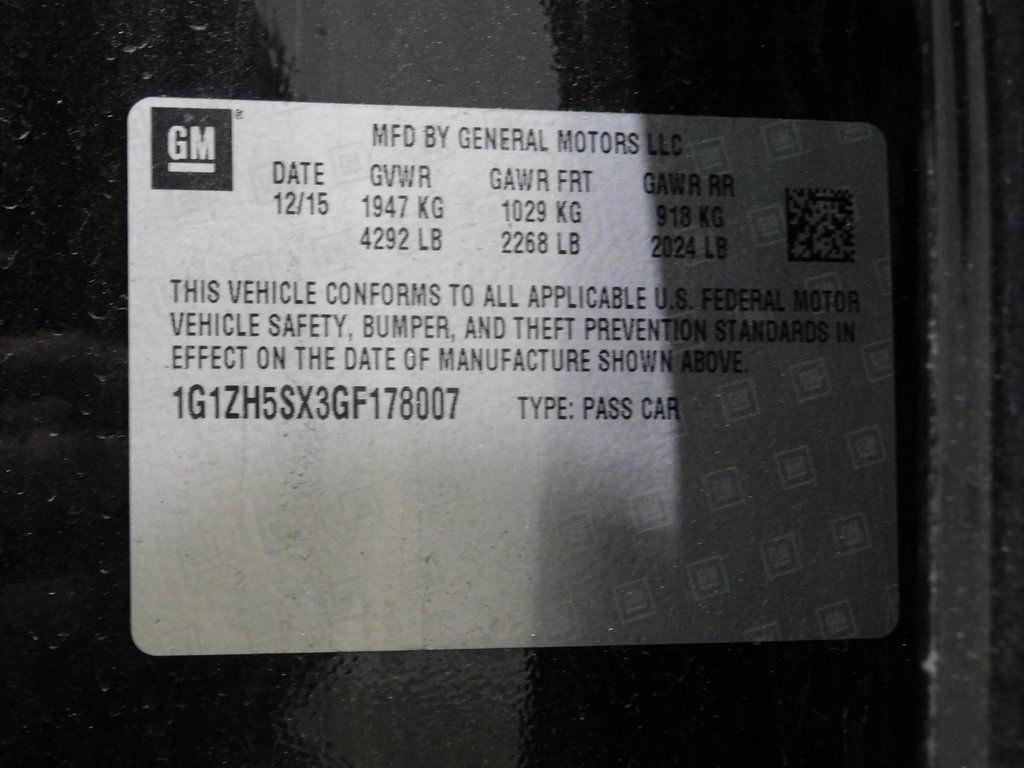 Chevrolet Malibu 2LZ 2016