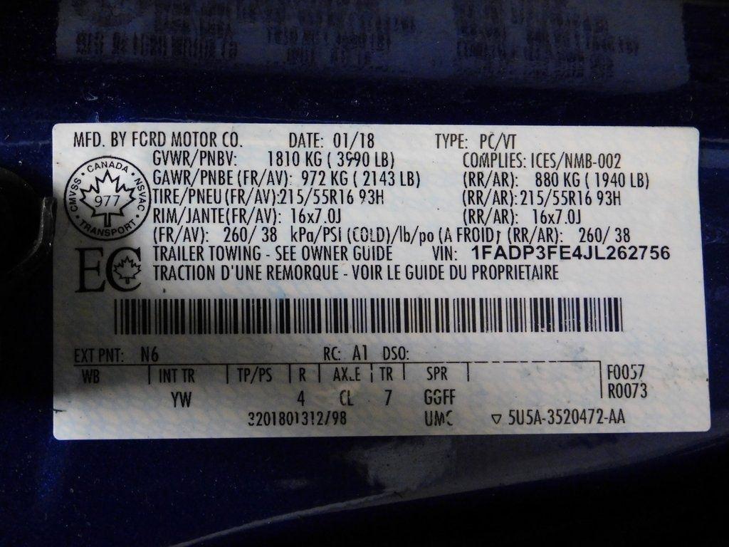 Ford Focus SE Sedan 2018