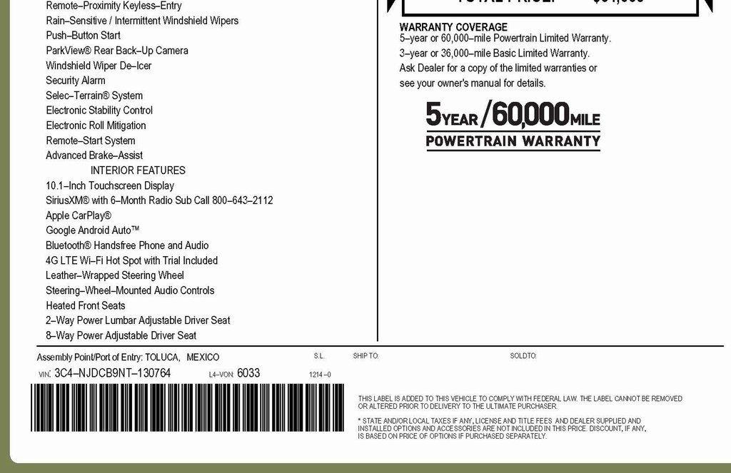 Jeep Compass Limited 4WD 2022