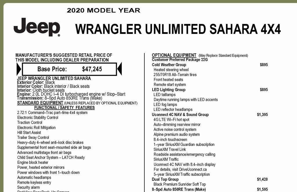 Jeep Wrangler Unlimited North Edition 2020