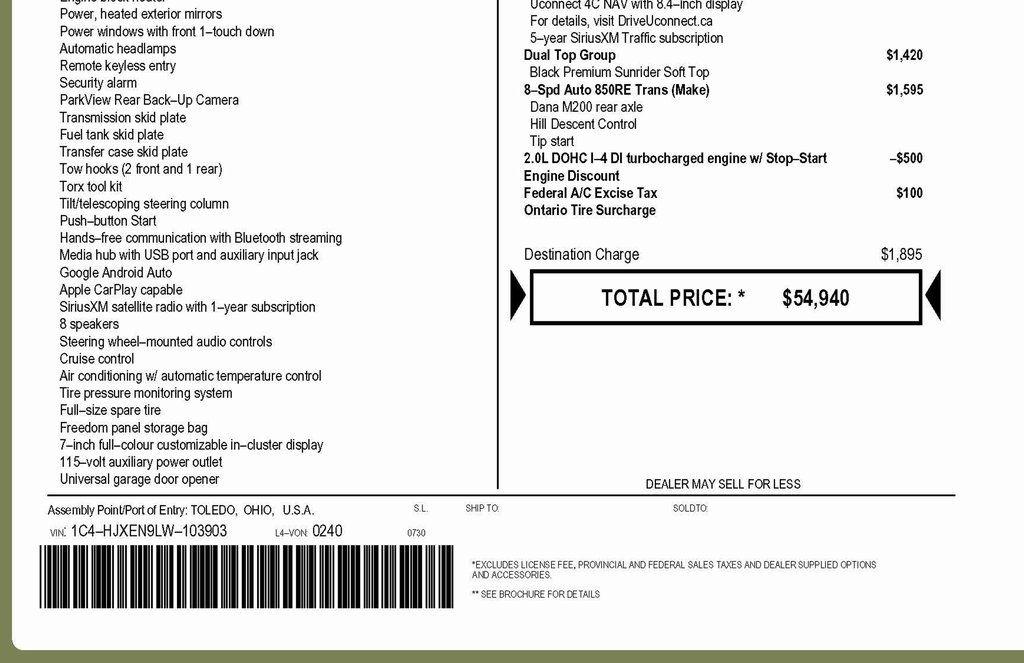 Jeep Wrangler Unlimited North Edition 2020