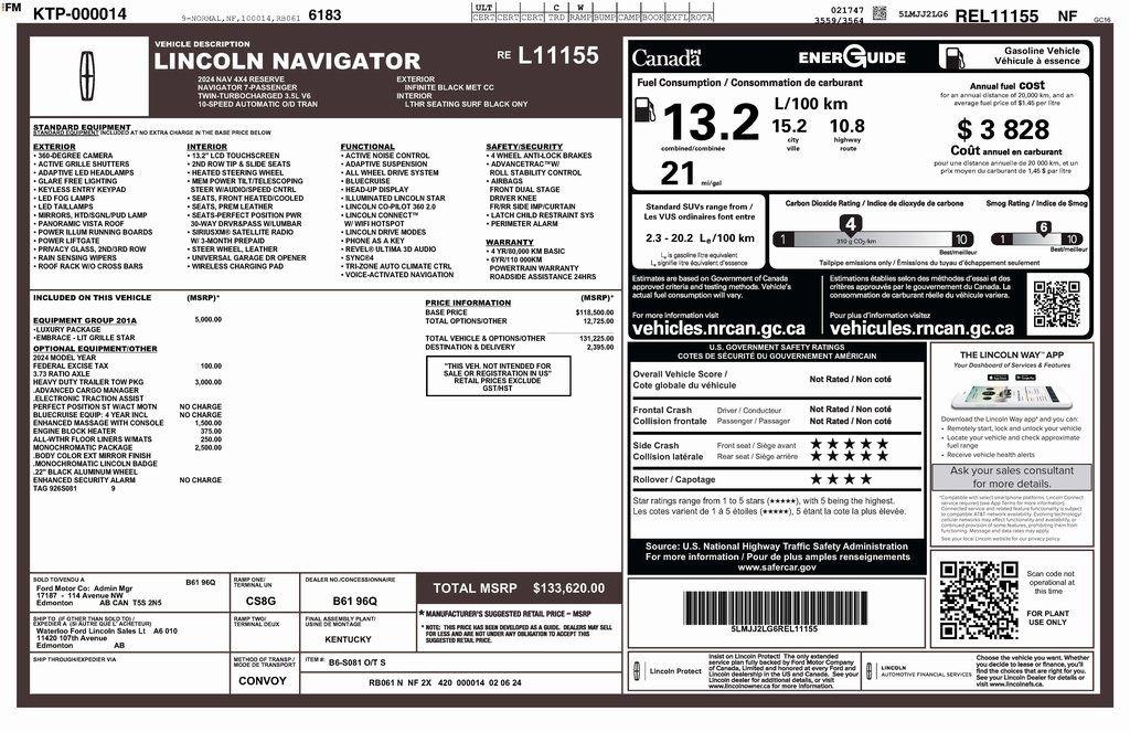 Lincoln Navigator Reserve 2024