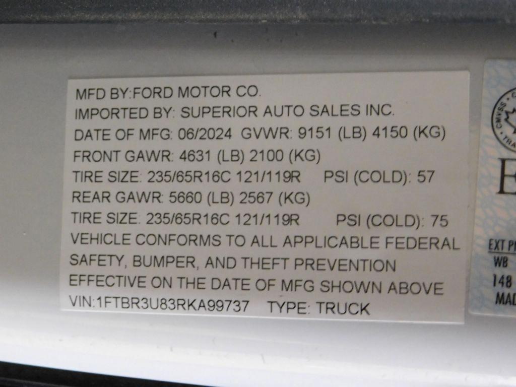 Ford Transit 250 Van High Roof w/Sliding Pass. 148-in. WB EL 2024