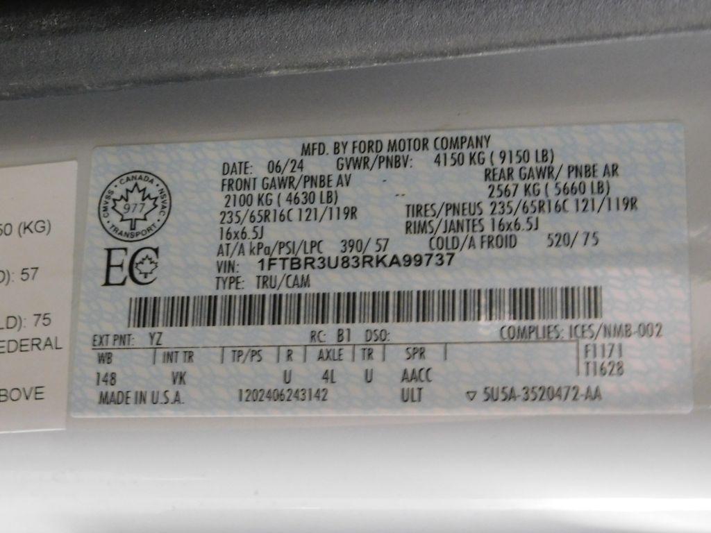 Ford Transit 250 Van High Roof w/Sliding Pass. 148-in. WB EL 2024