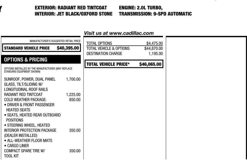 Cadillac XT4 Luxury AWD 2024