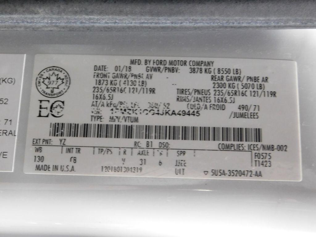 Ford Transit 150 Wagon Med. Roof XLT w/Sliding Pass. 130-in. WB 2018