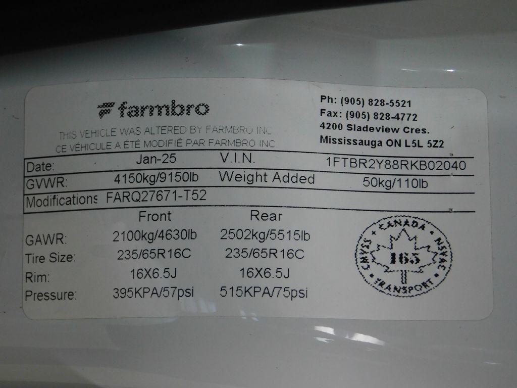 Ford Transit 250 Van High Roof w/Sliding Pass. 148-in. WB 2024