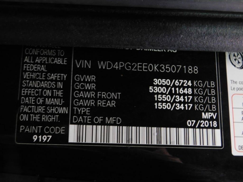 Mercedes-Benz Metris Passenger Van 2019