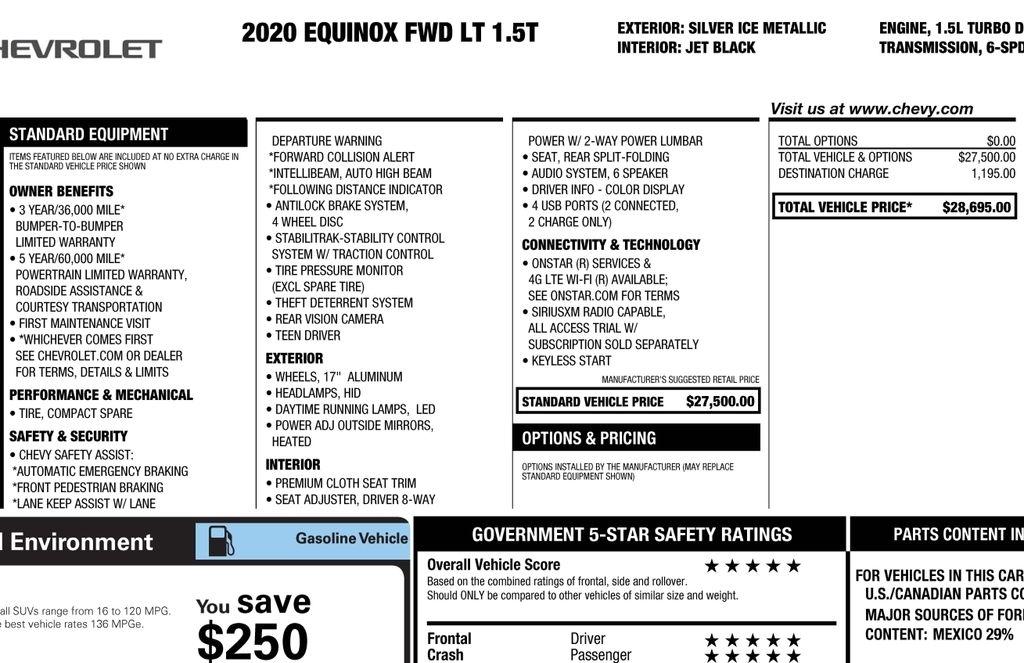 Chevrolet Equinox LT 2WD 2020