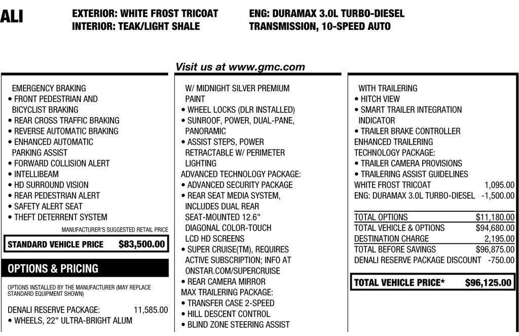 GMC Yukon XL Denali 4WD 2025