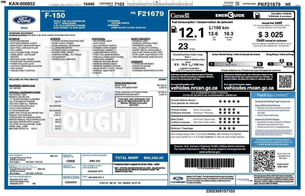 Ford F-150 XLT SuperCab 8-ft. Bed 4WD 2023