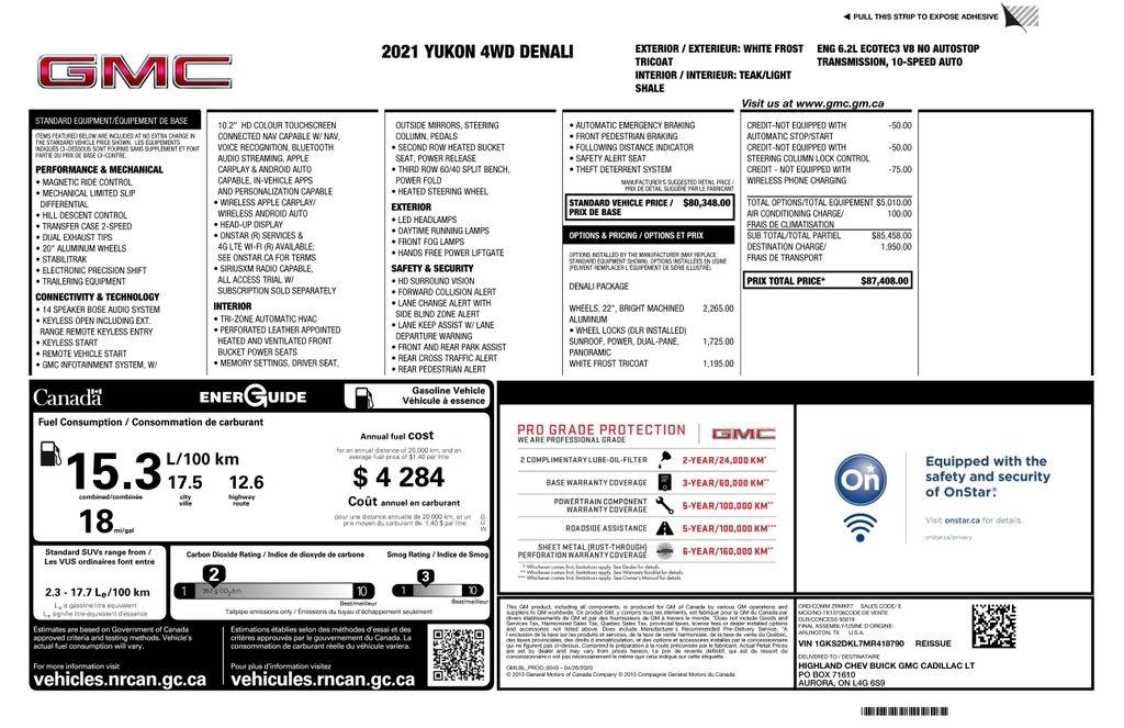 GMC Yukon Denali 4WD 2021