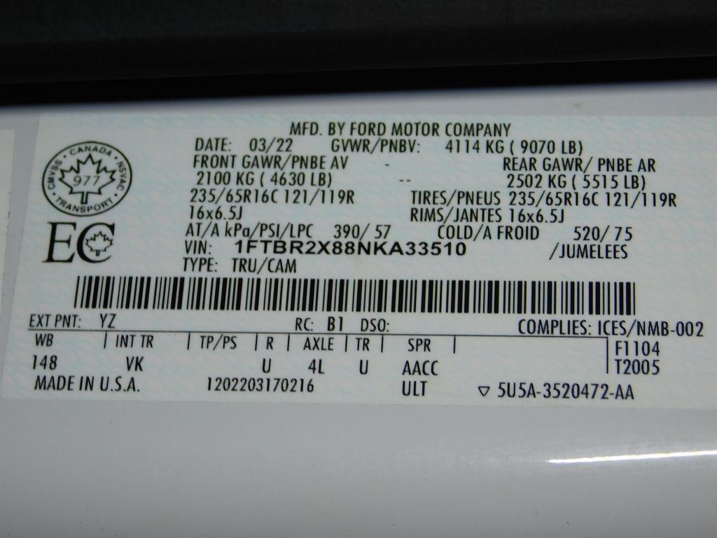 Ford Transit 250 Van High Roof w/Sliding Pass. 148-in. WB 2022