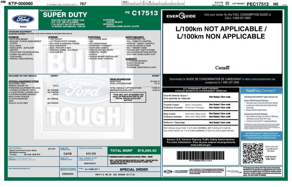 Ford F-250 SD XLT Crew Cab 4WD 2023