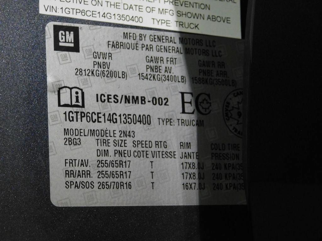 GMC Canyon SLE Crew Cab 4WD Long Box 2016