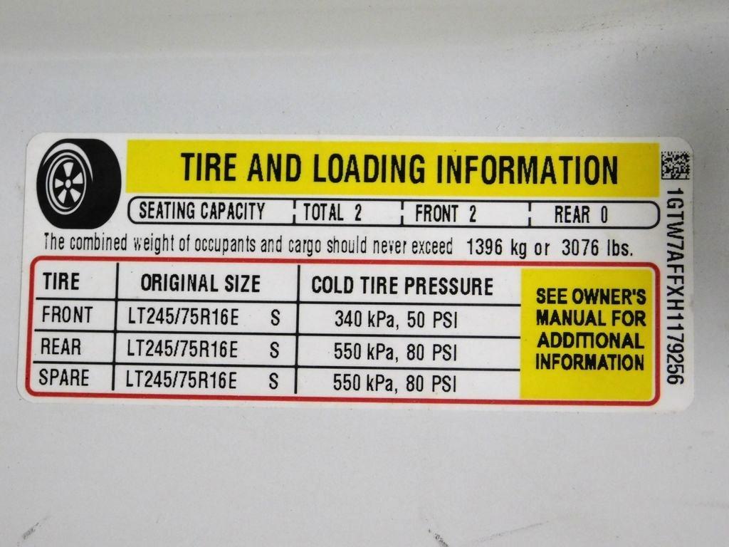 GMC Savana G2500 Cargo 2017