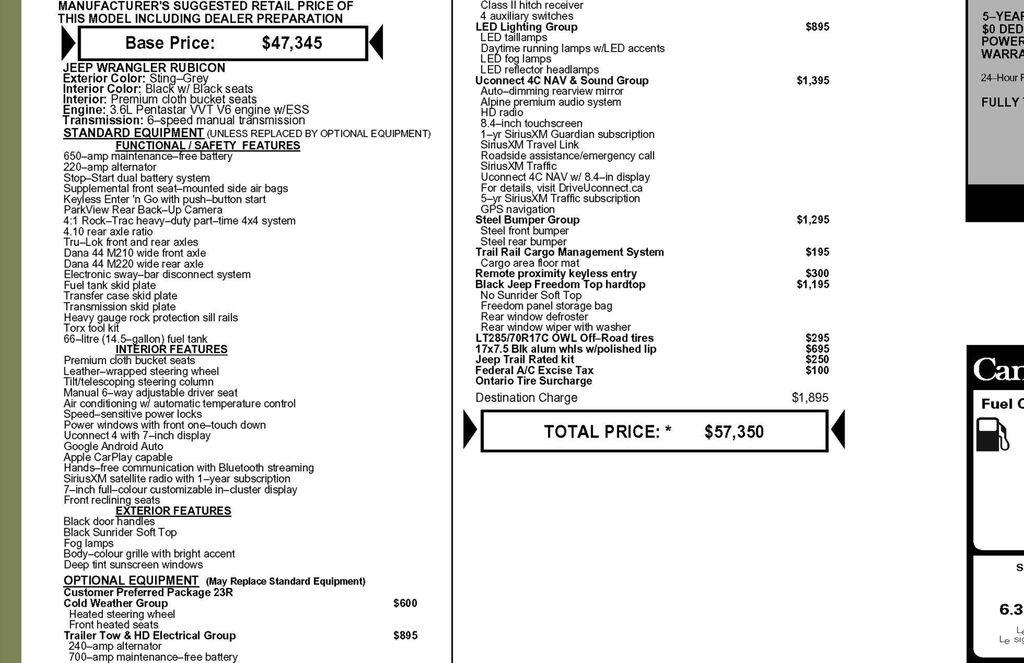 Jeep Wrangler Rubicon 2019
