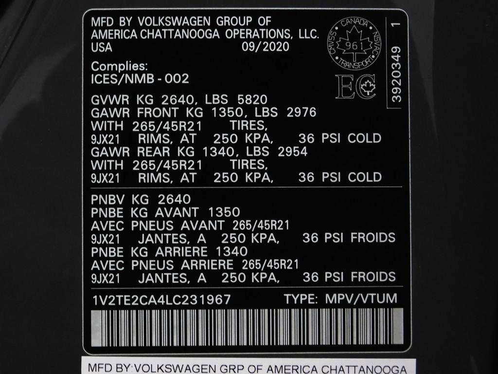 Volkswagen Atlas Cross Sport V6 SEL Premium R-Line 4MOTION 2020